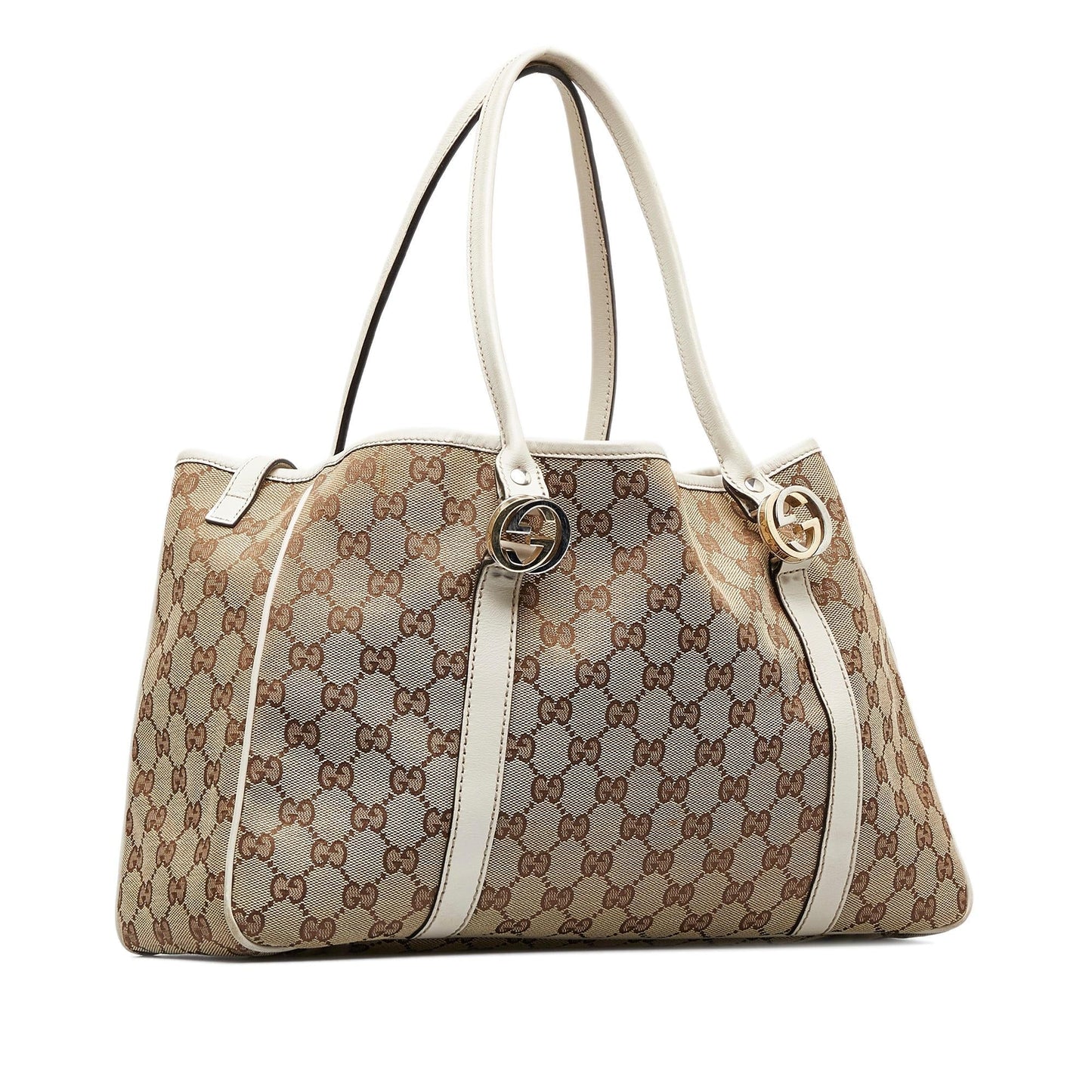 Gucci GG Canvas Twins Tote (SHG-aoHNja)