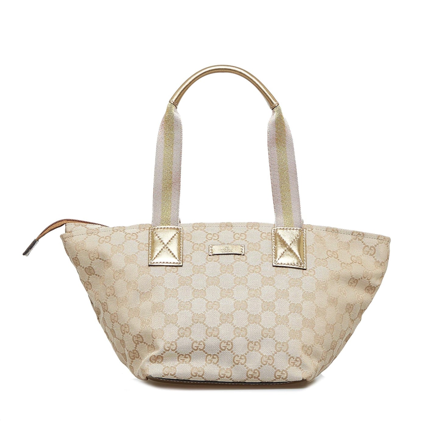 Gucci GG Canvas Web Tote Bag (SHG-ZzkR12)