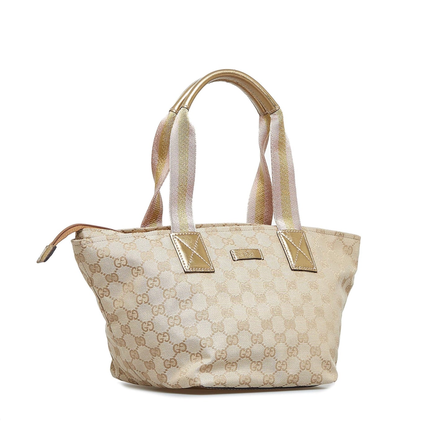 Gucci GG Canvas Web Tote Bag (SHG-ZzkR12)