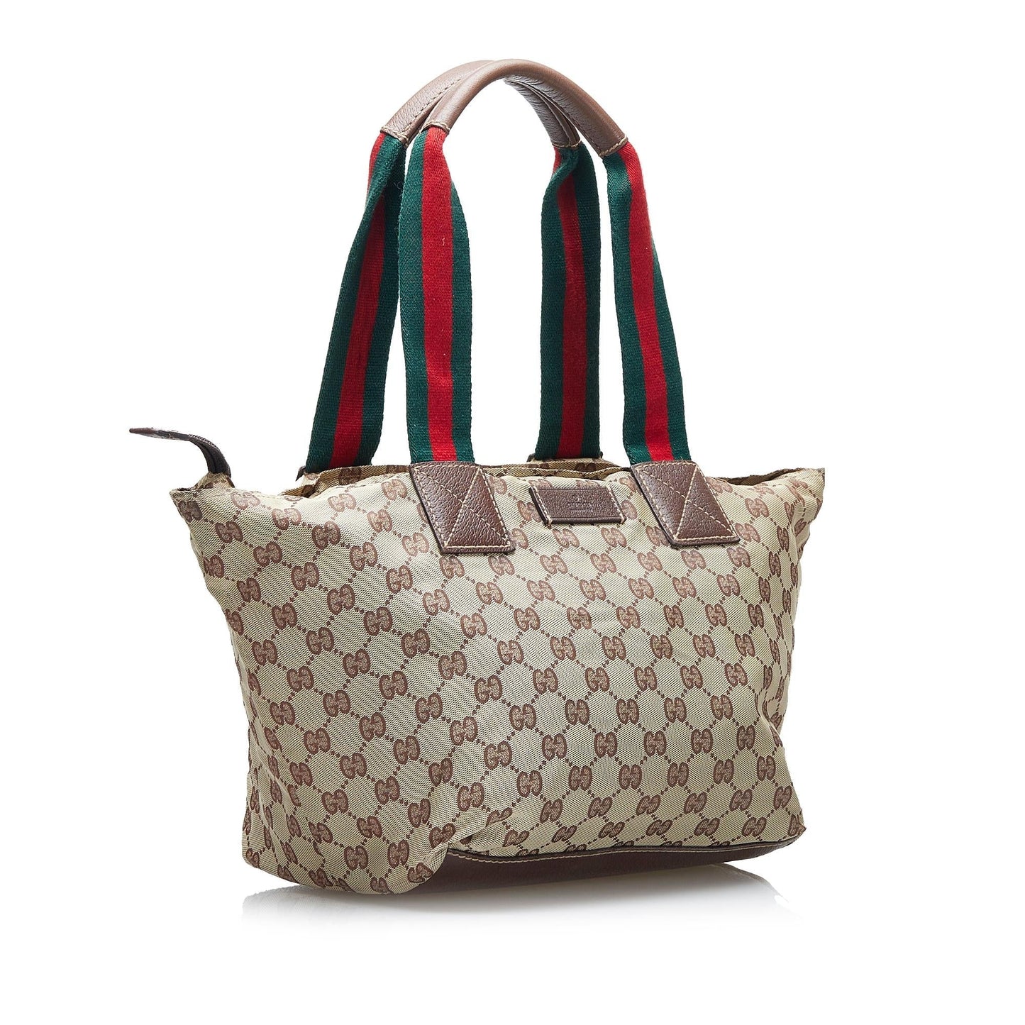 Gucci GG Canvas Web Tote (SHG-BPuGCO)