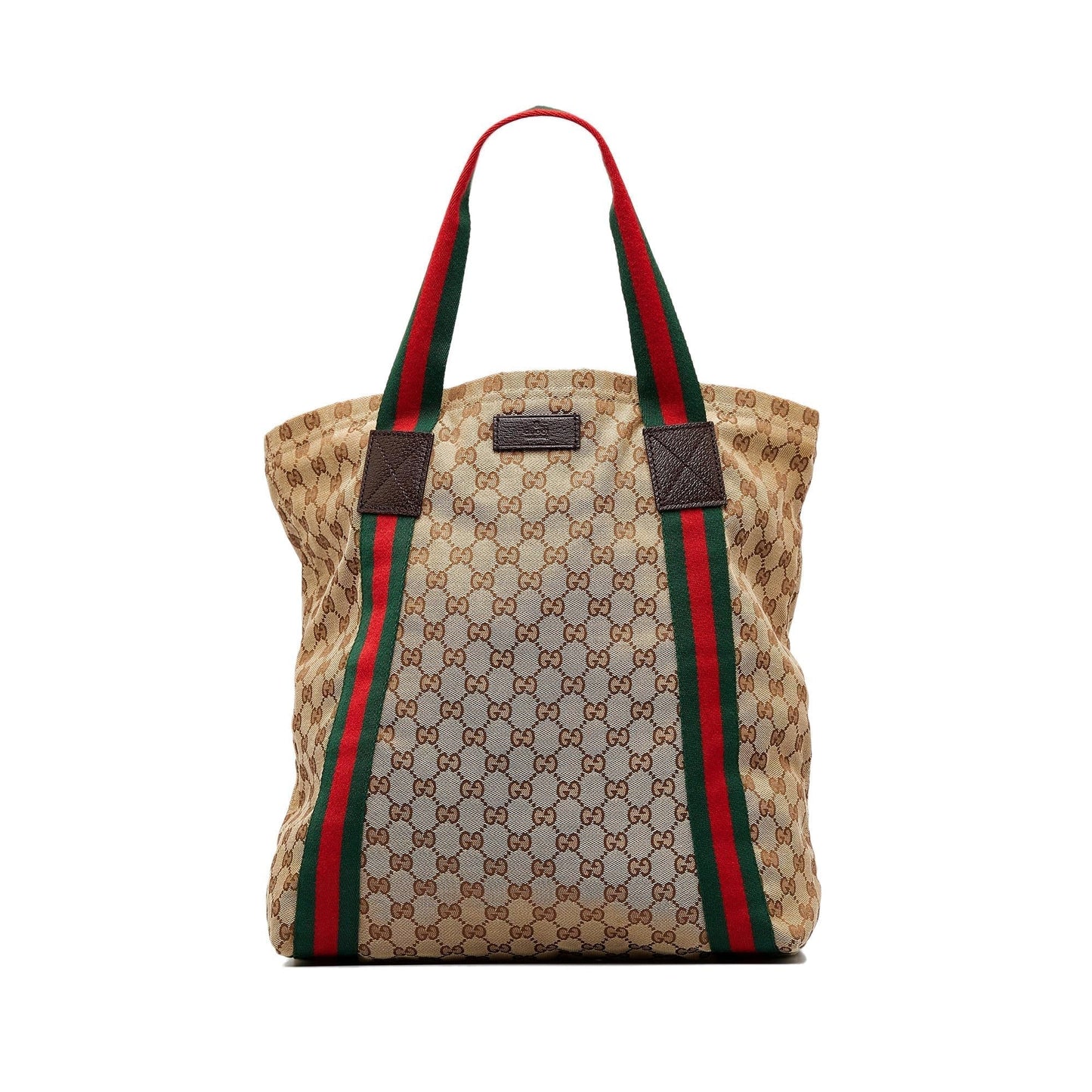 Gucci GG Canvas Web Tote (SHG-eVHpYS)