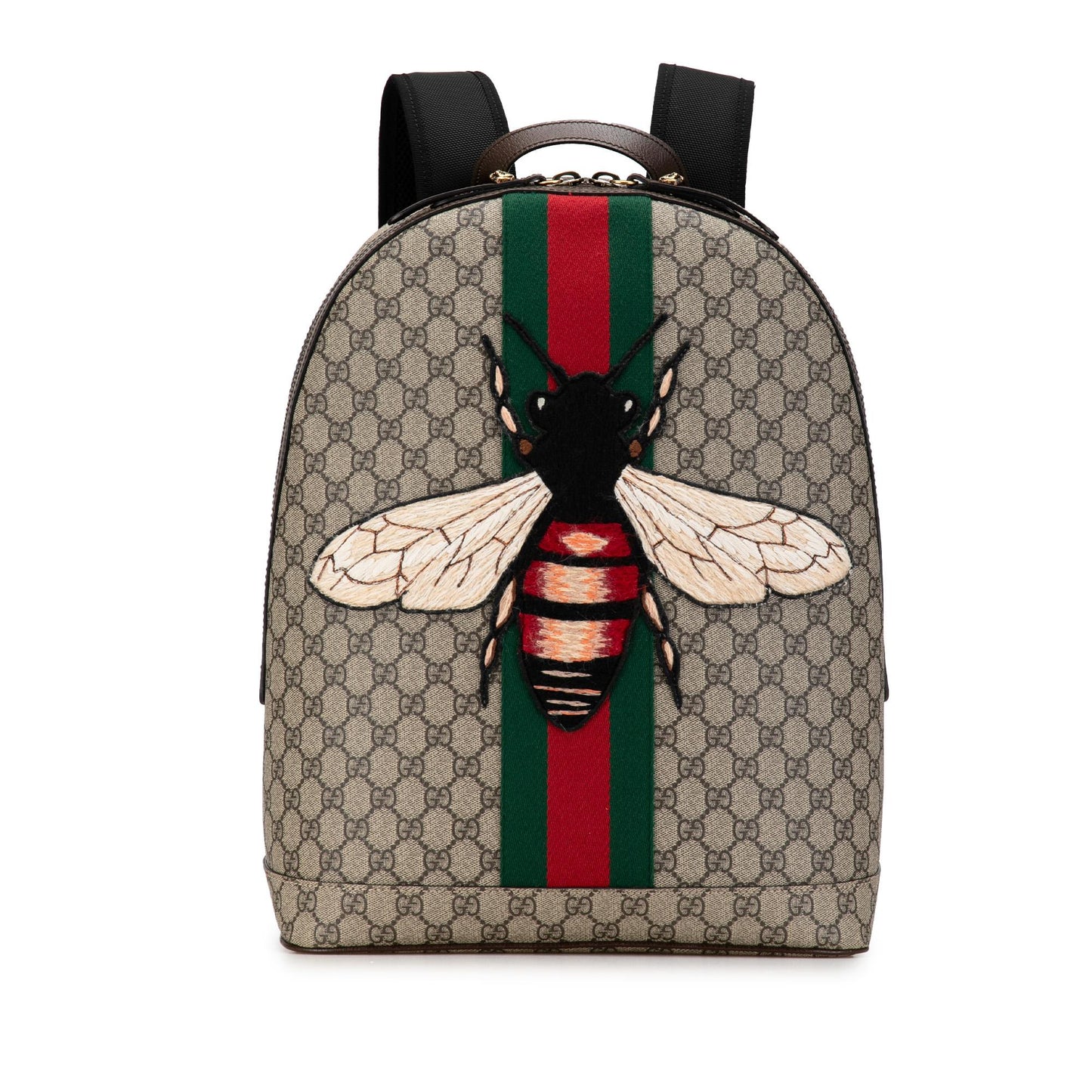 Gucci GG Supreme Animalier Web Backpack (SHG-TR6kCr)