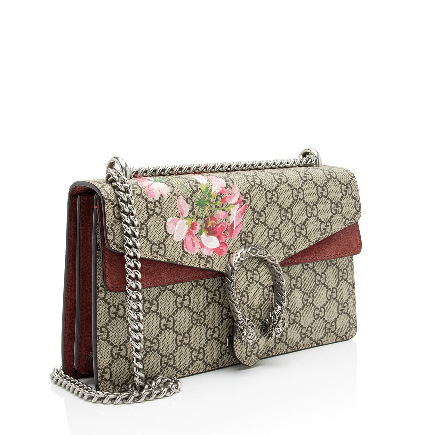 Gucci GG Supreme Blooms Dionysus Small Shoulder Bag