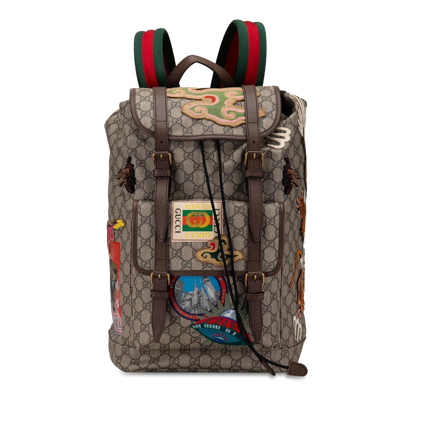 Gucci GG Supreme Courrier Backpack (SHG-v9EkNM)