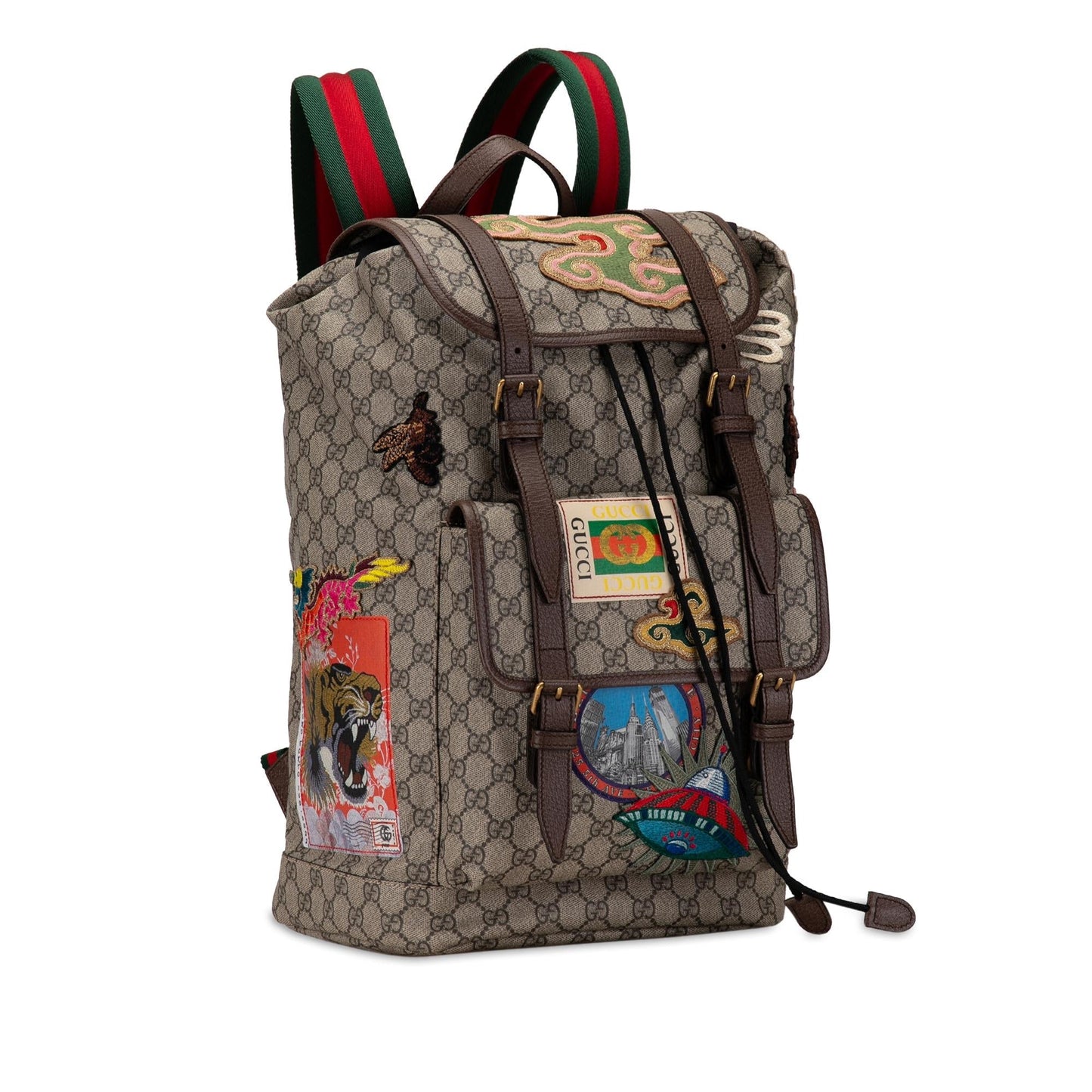 Gucci GG Supreme Courrier Backpack (SHG-v9EkNM)