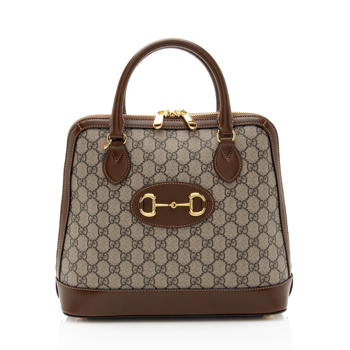 Gucci GG Supreme Horsebit 1955 Medium Top Handle (SHF-s7mzQw)