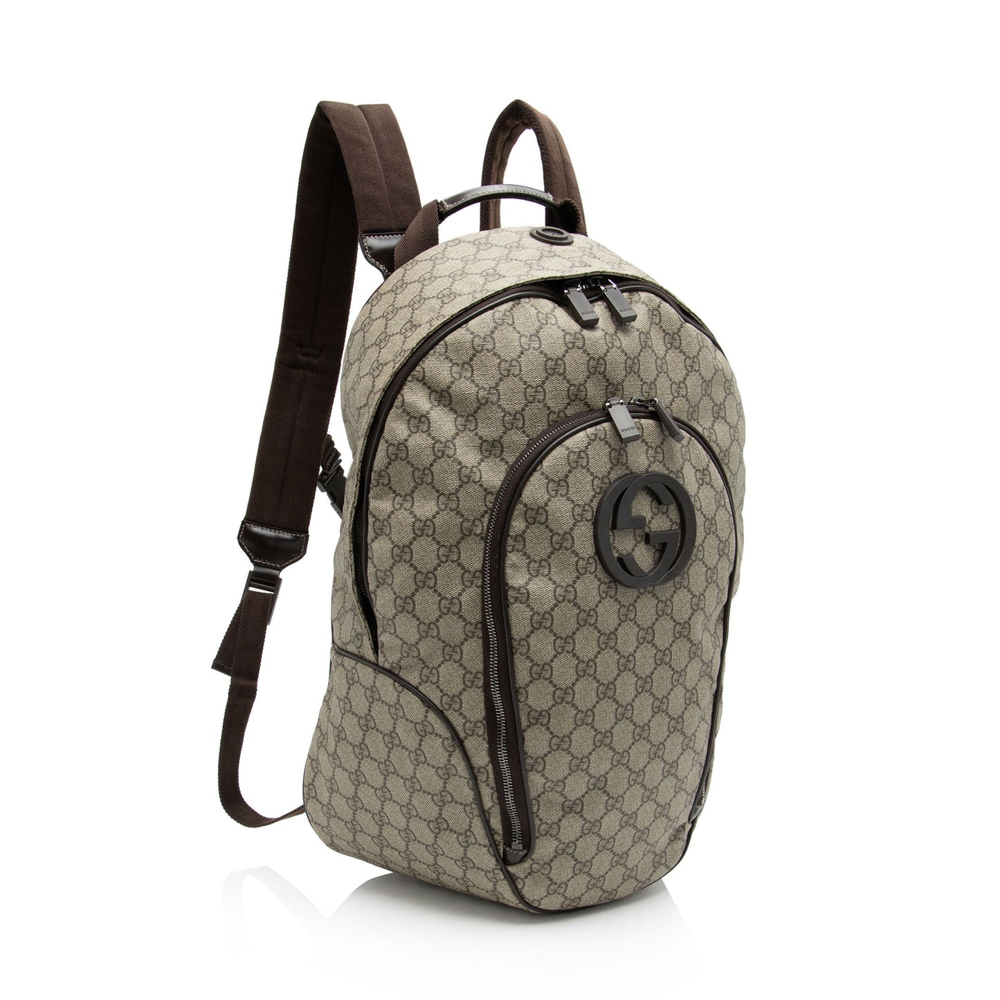 Gucci GG Supreme Interlocking G Medium Backpack (SHF-945UAF)