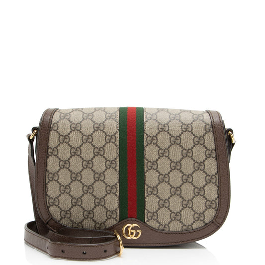 Gucci GG Supreme Ophidia Flap Messenger