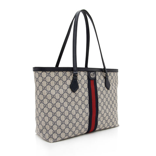 Gucci GG Supreme Ophidia Medium Shopping Tote (SHF-I4F76i)