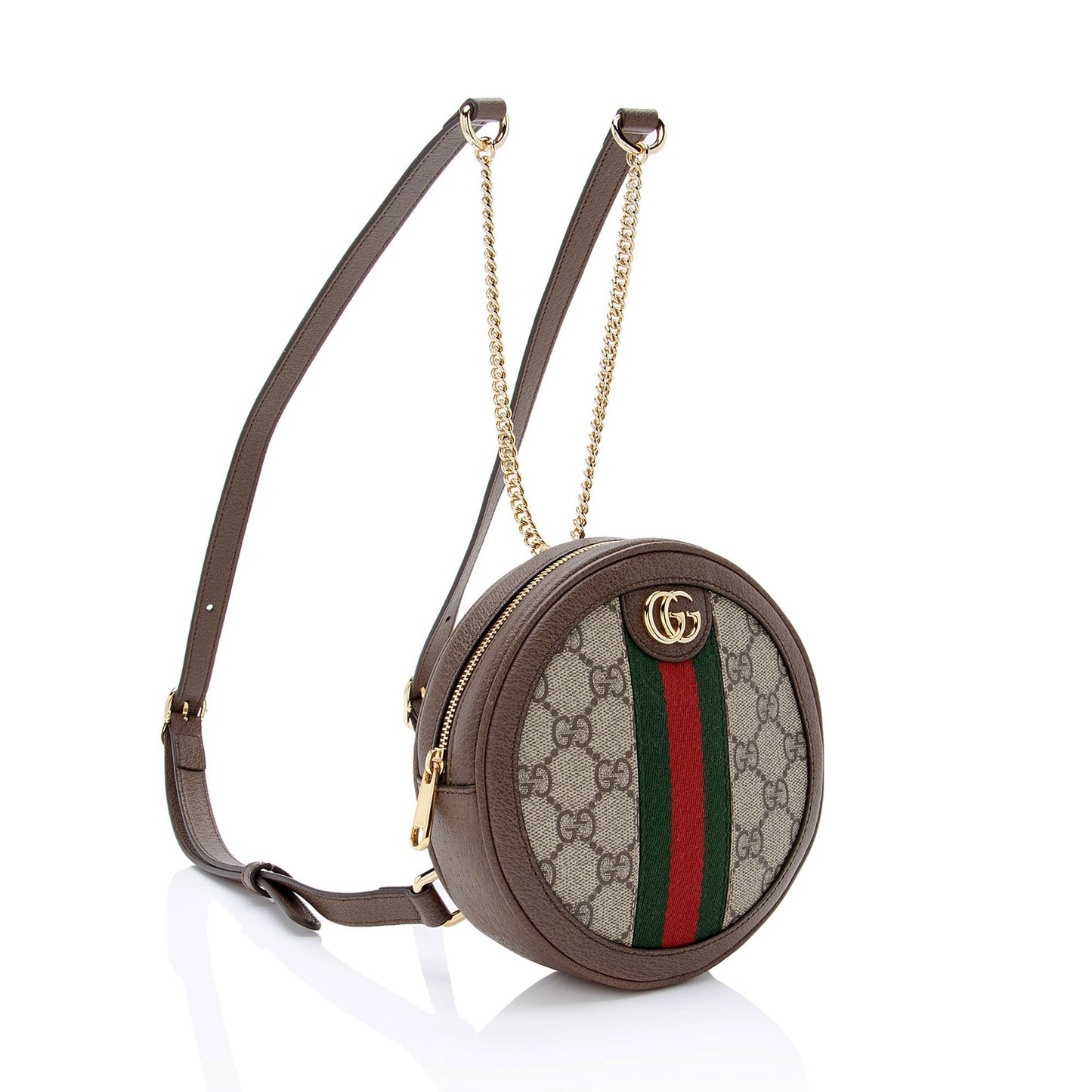 Gucci GG Supreme Ophidia Round Mini Backpack