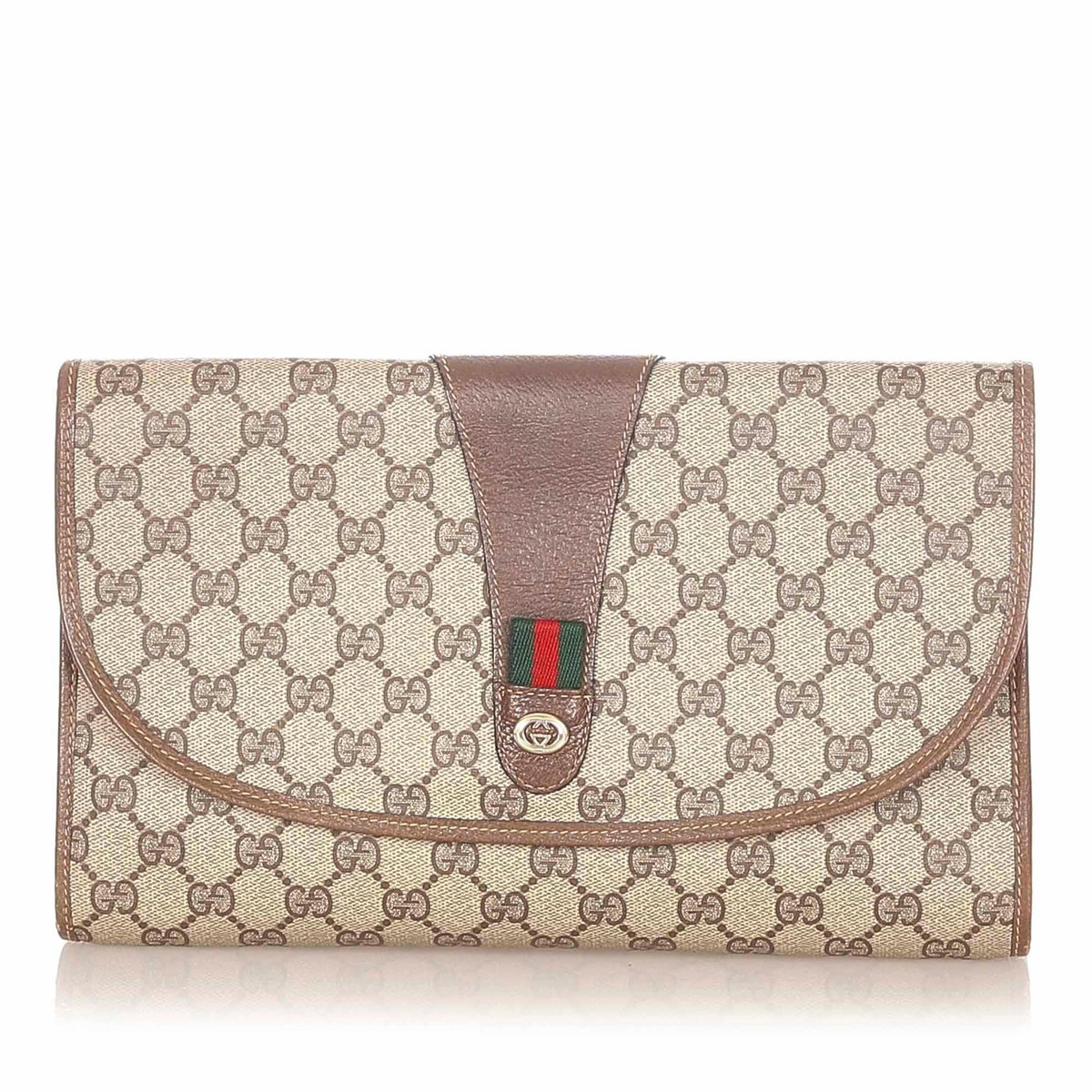 G*G GG Supreme Web Clutch Bag (SHG-20473)
