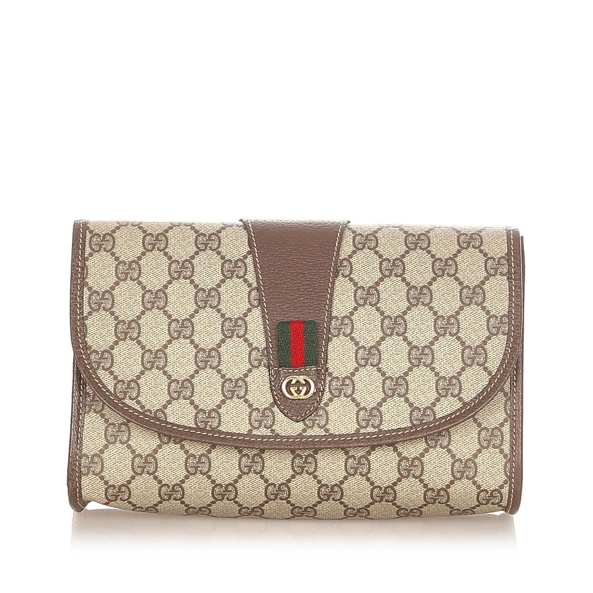 G*G GG Supreme Web Clutch Bag (SHG-20617)