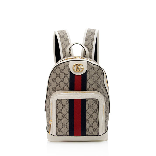 Gucci GG Supreme Ophidia Small Backpack (SHF-9CqWHU)