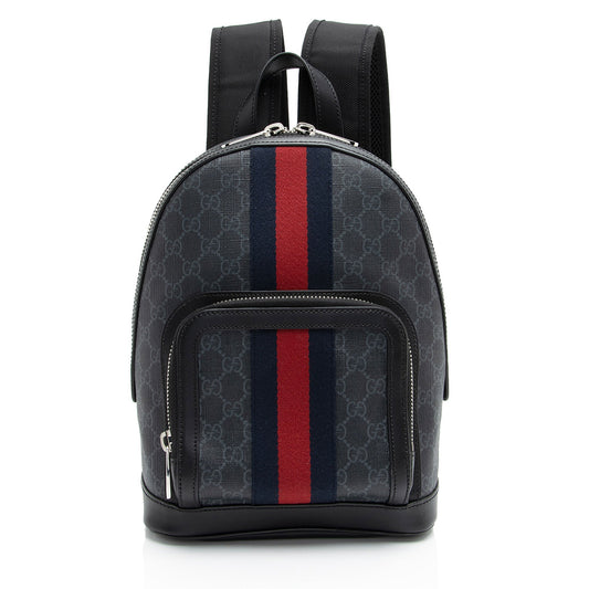 Gucci GG Supreme Web Small Day Backpack (SHF-iD13C9)