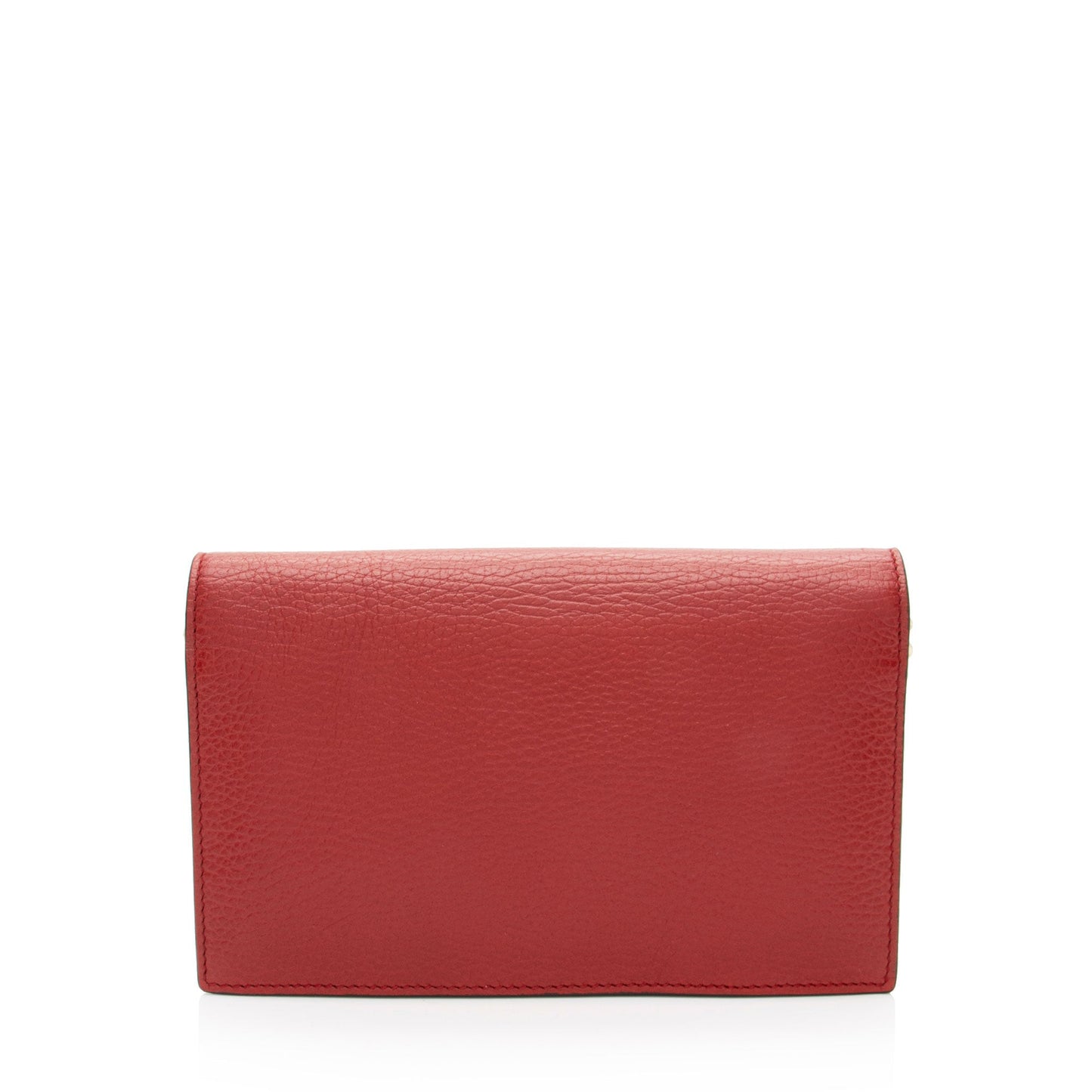 Gucci Grained Calfskin Interlocking G Chain Wallet