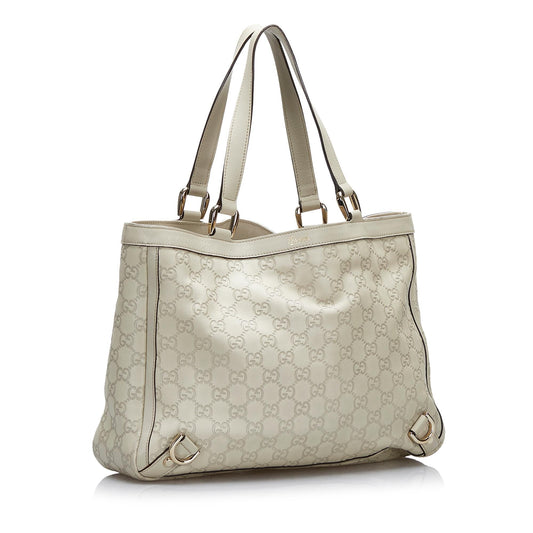 Gucci Guccissima Abbey D-Ring Tote Bag (SHG-iTmSsP)