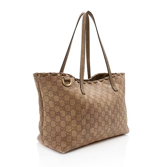 Gucci Guccissima Leather Bamboo Tassel Tote - FINAL SALE