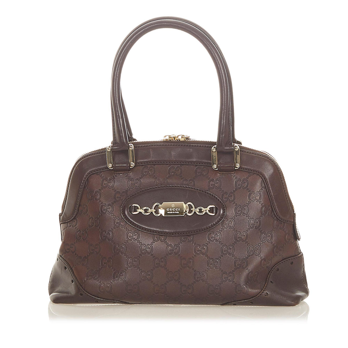 G*G G*Gssima Horsebit Leather Handbag (SHG-19716)