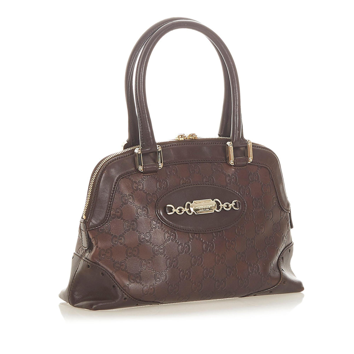 G*G G*Gssima Horsebit Leather Handbag (SHG-19716)