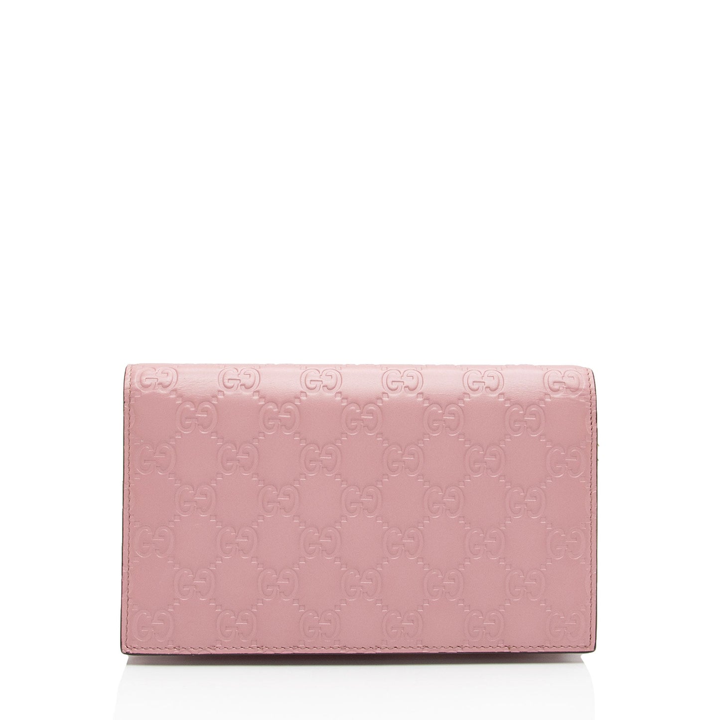 Gucci Guccissima Leather Icon Chain Wallet (SHF-cpfwyX)