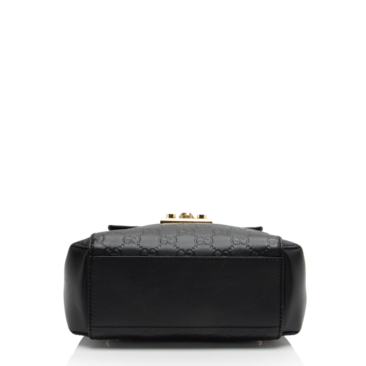 Gucci Guccissima Leather Padlock Backpack