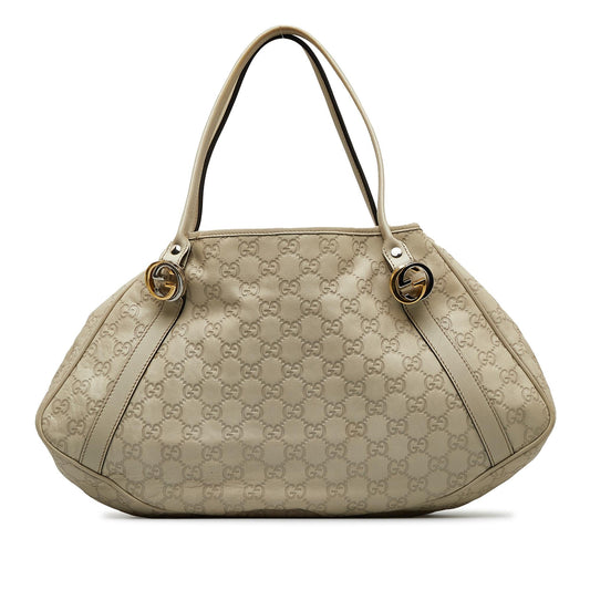 Gucci Guccissima Twins Shoulder Bag (SHG-MezGpk)