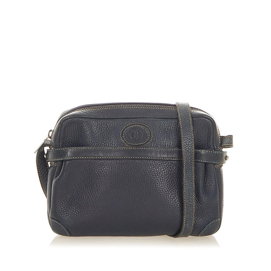 G*G Interlocking G Leather Crossbody Bag (SHG-20229)