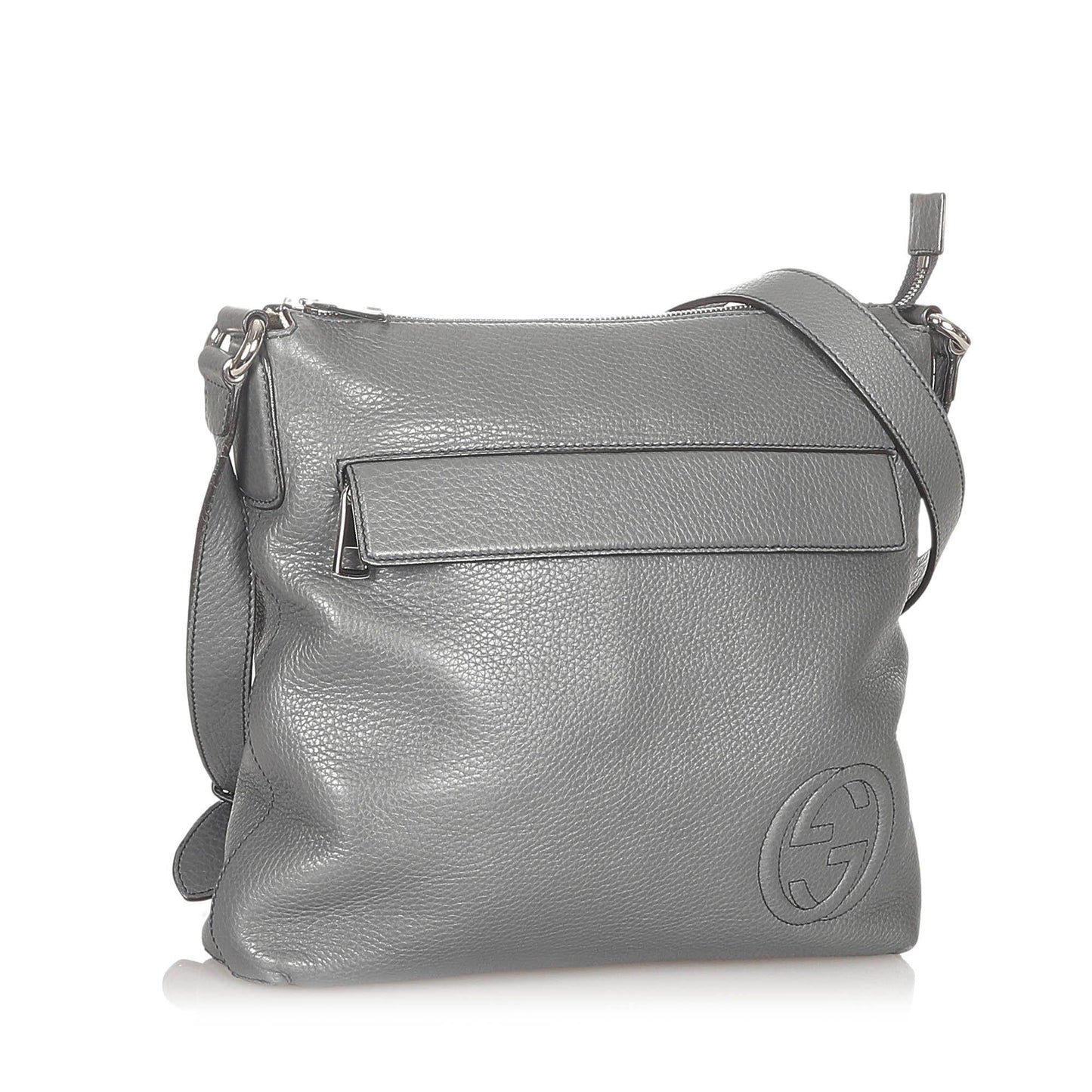 G*G Interlocking G Leather Crossbody Bag (SHG-20819)