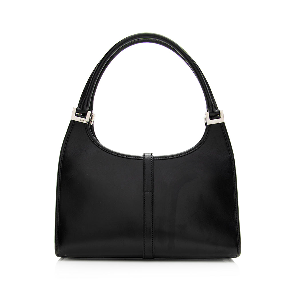 Gucci Vintage Leather Jackie 1961 Small Shoulder Bag (SHF-20608)