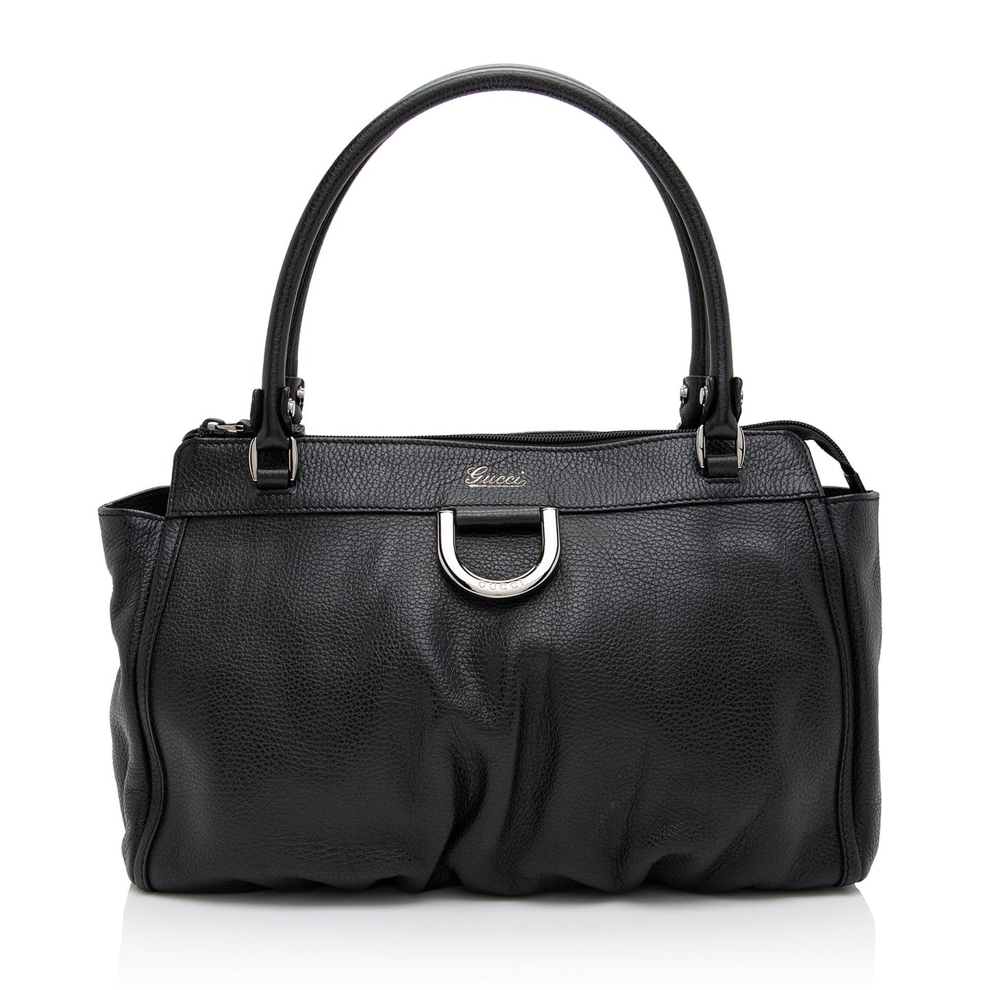 Gucci Leather D-Gold Tote (SHF-SmTGg0)