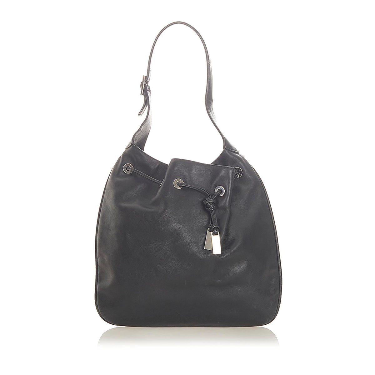 G*G Leather Drawstring Hobo Bag (SHG-19376)