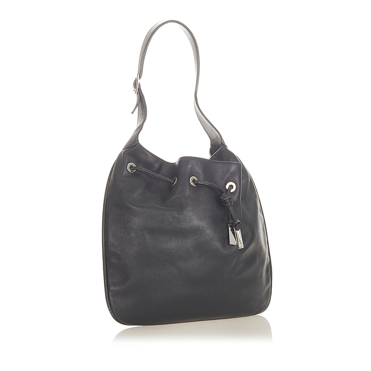 G*G Leather Drawstring Hobo Bag (SHG-19376)