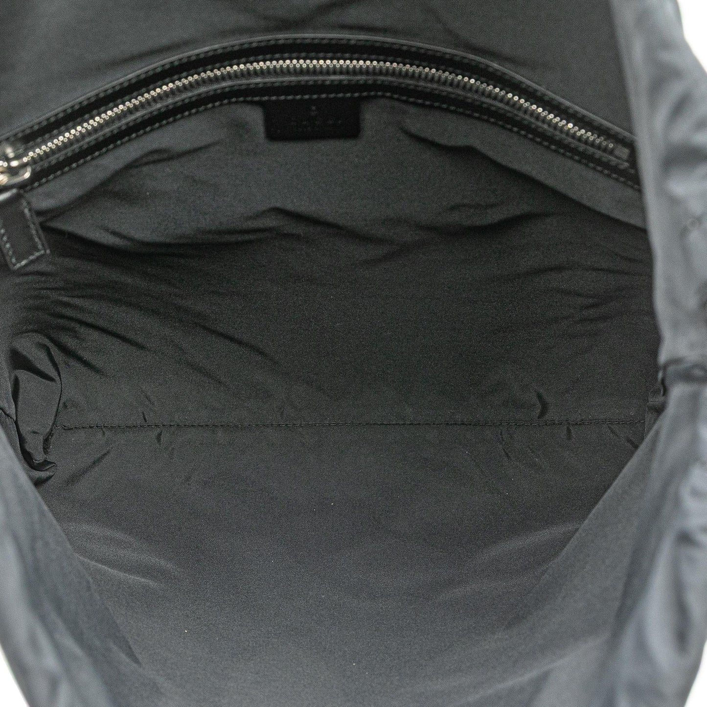 Gucci Leather Gucci Ghost Drawstring Backpack