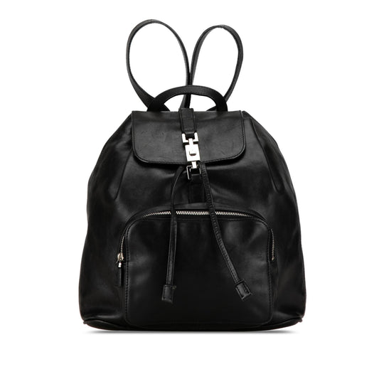 Gucci Leather Jackie Backpack (SHG-VVWUKO)