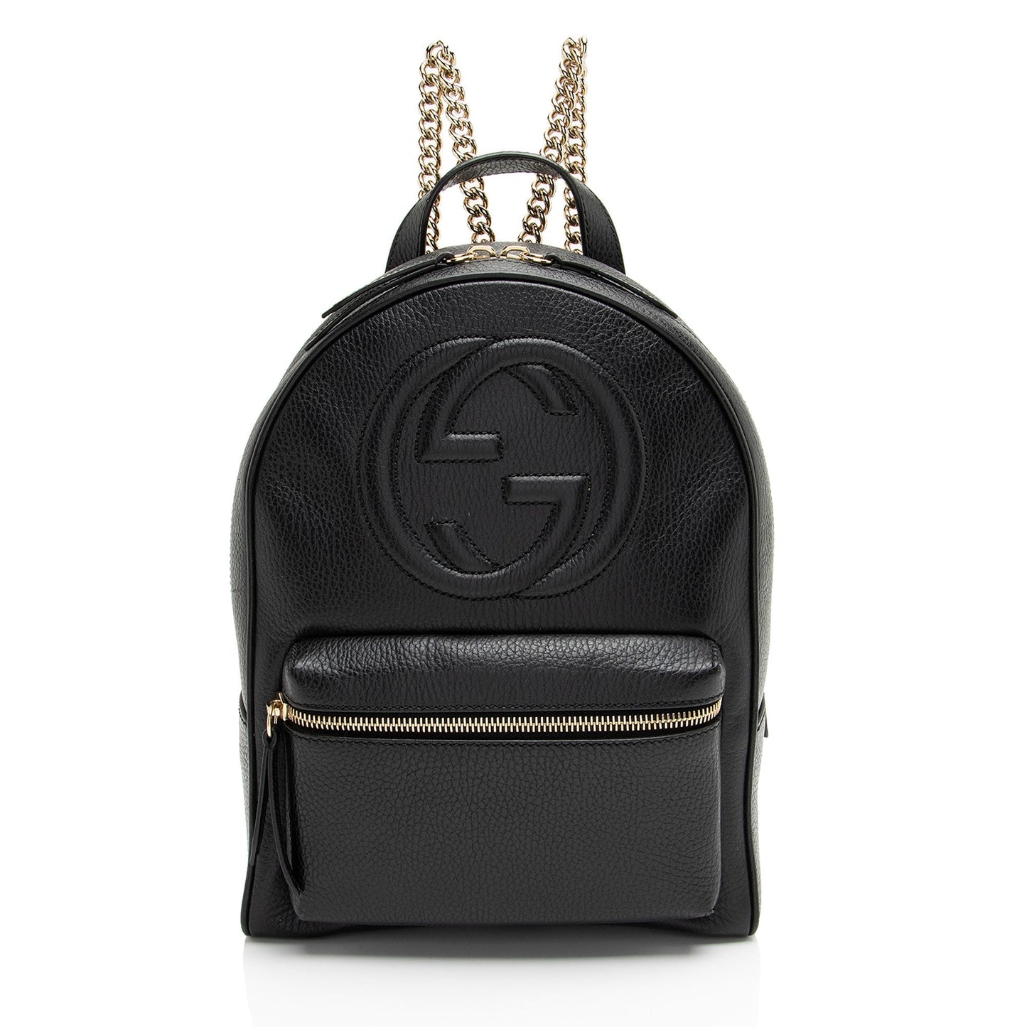 Gucci Leather Soho Chain Backpack