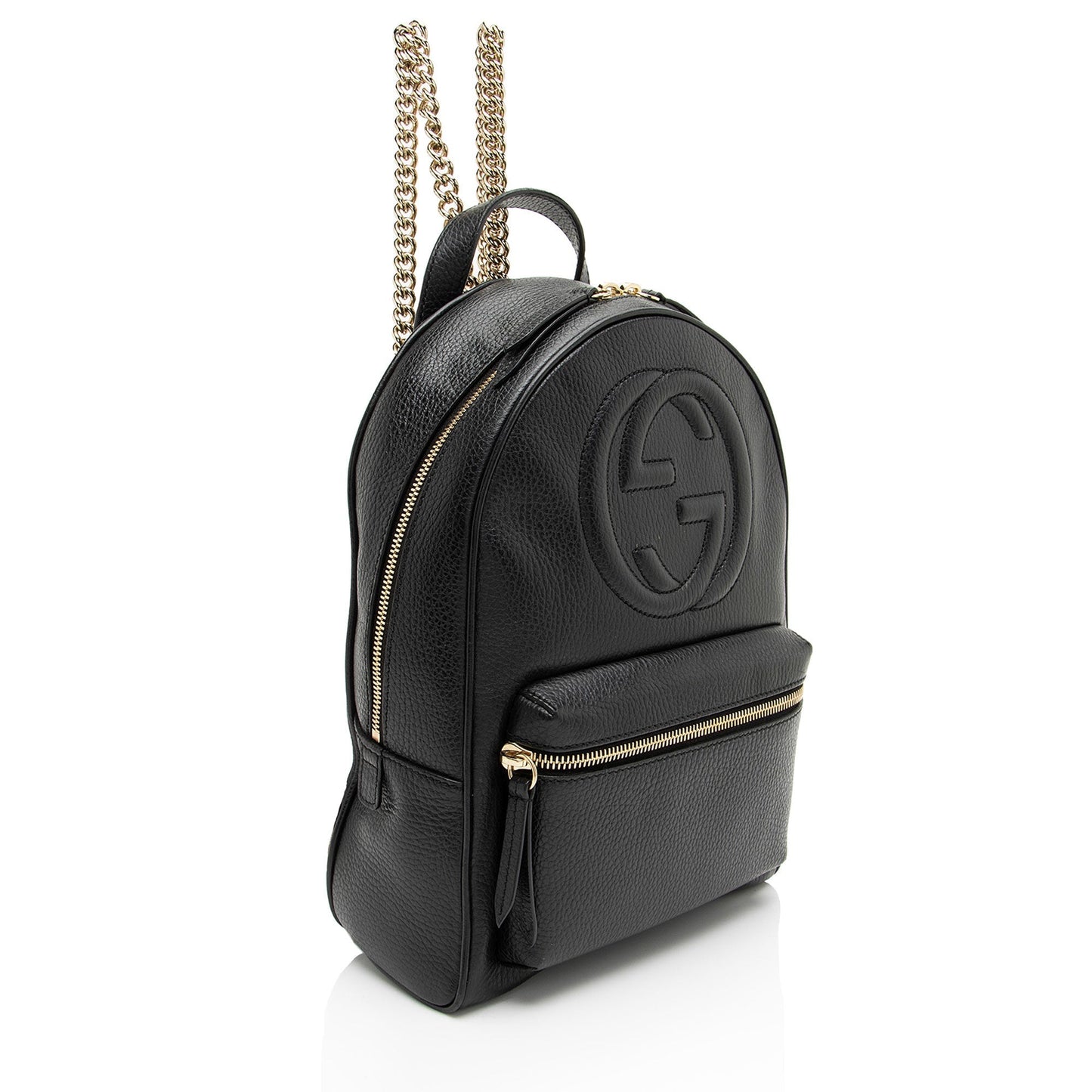 Gucci Leather Soho Chain Backpack