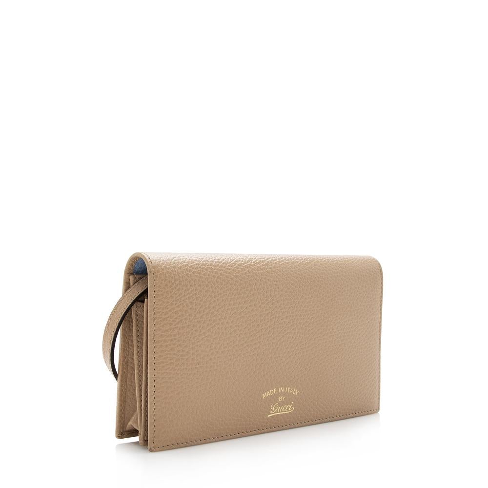 G*G Leather Swing Crossbody Bag (SHF-14504)