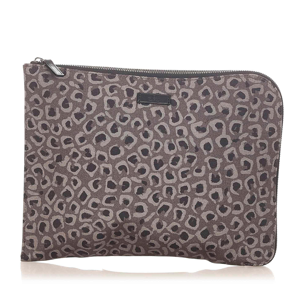 G*G Leopard Print Nylon Clutch Bag (SHG-20632)