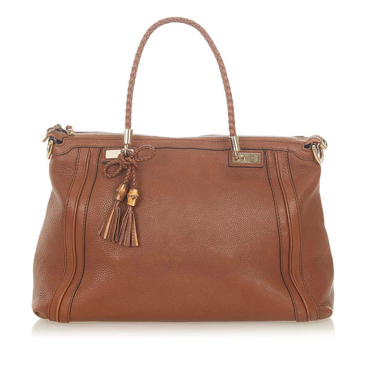 Gucci Marrakech Leather Tote Bag (SHG-19367)