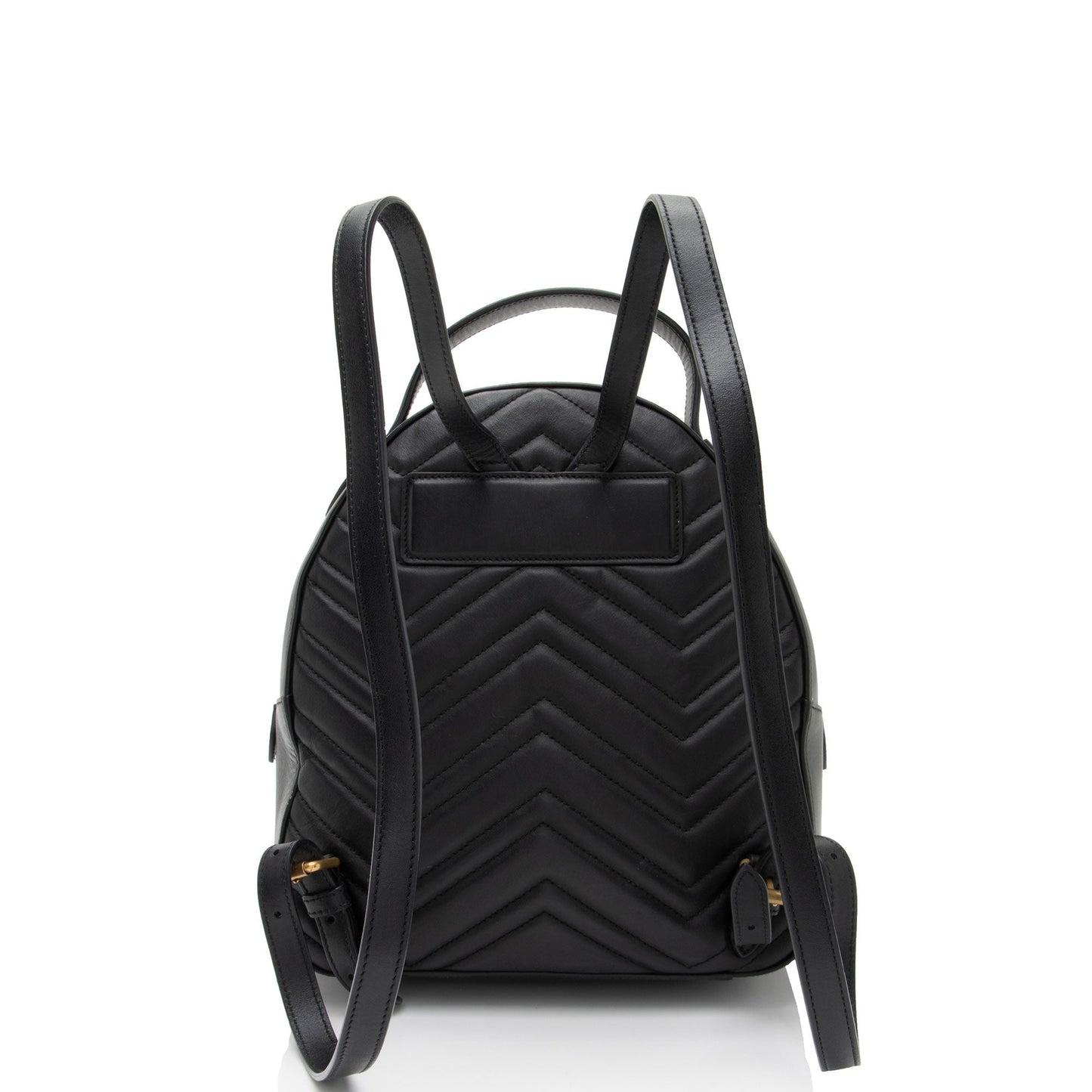 Gucci Matelasse Leather GG Marmont Animal Studs Backpack (SHF-1Xptvj)