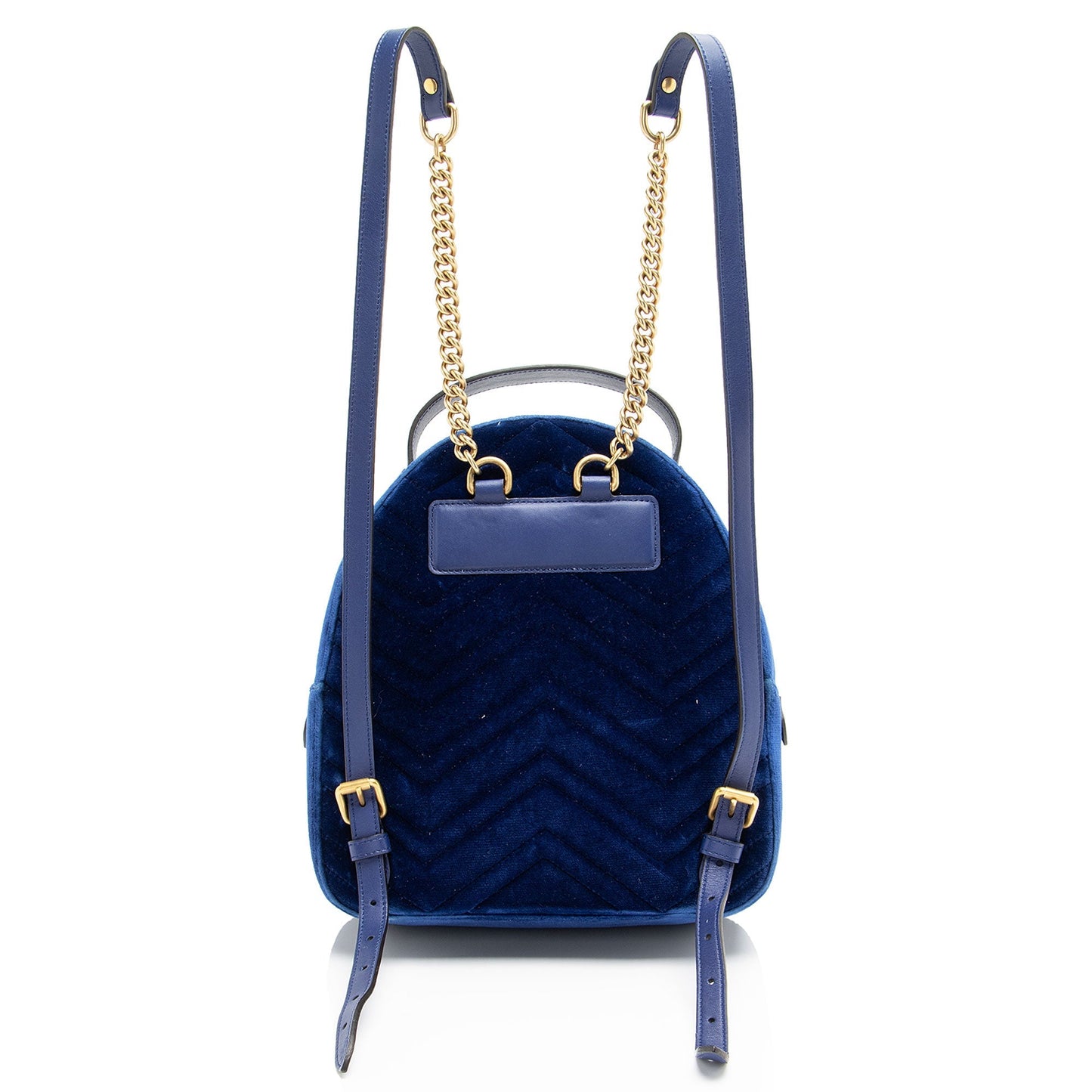 Gucci Matelasse Velvet GG Marmont Backpack