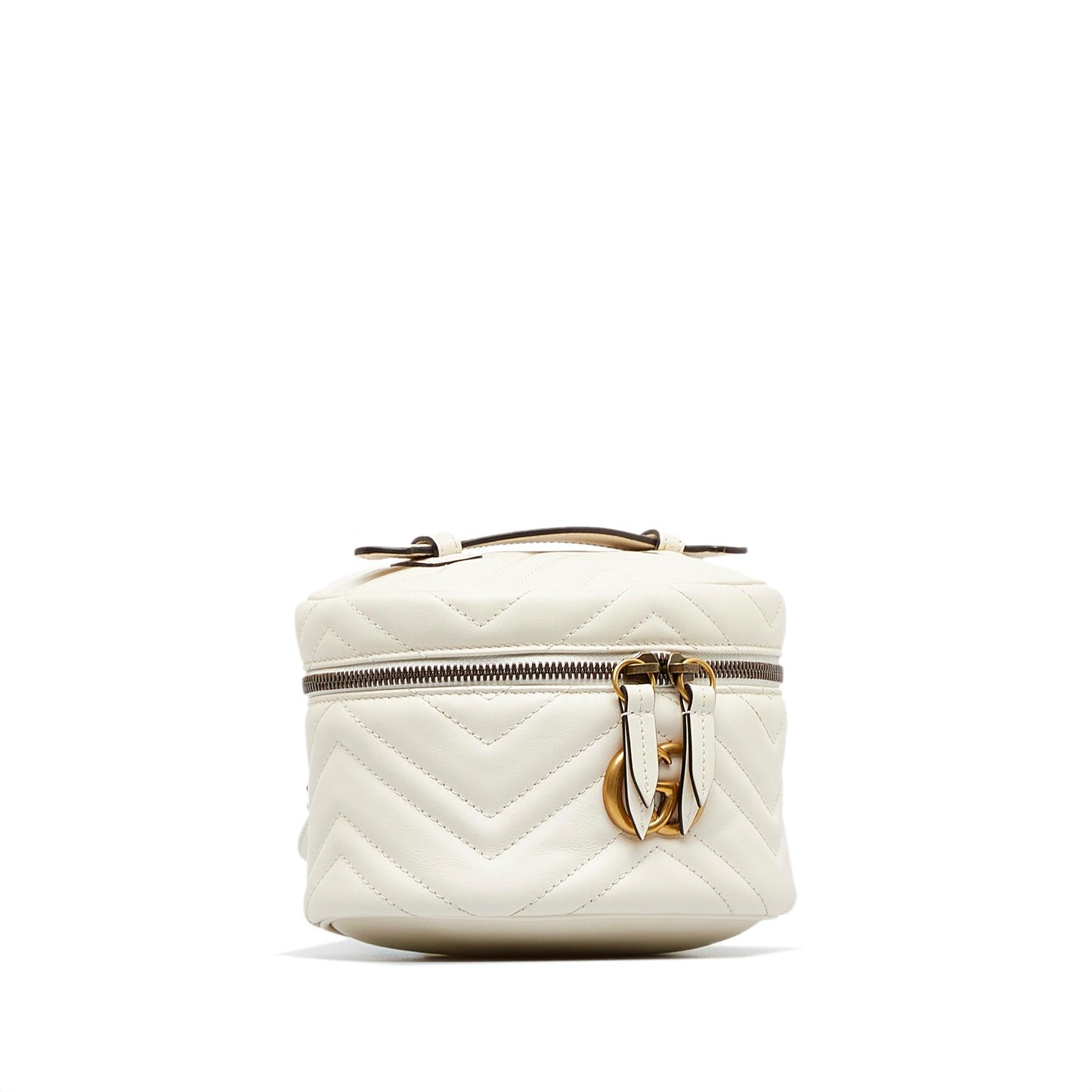 Gucci Mini GG Marmont Matelasse Leather Round Backpack