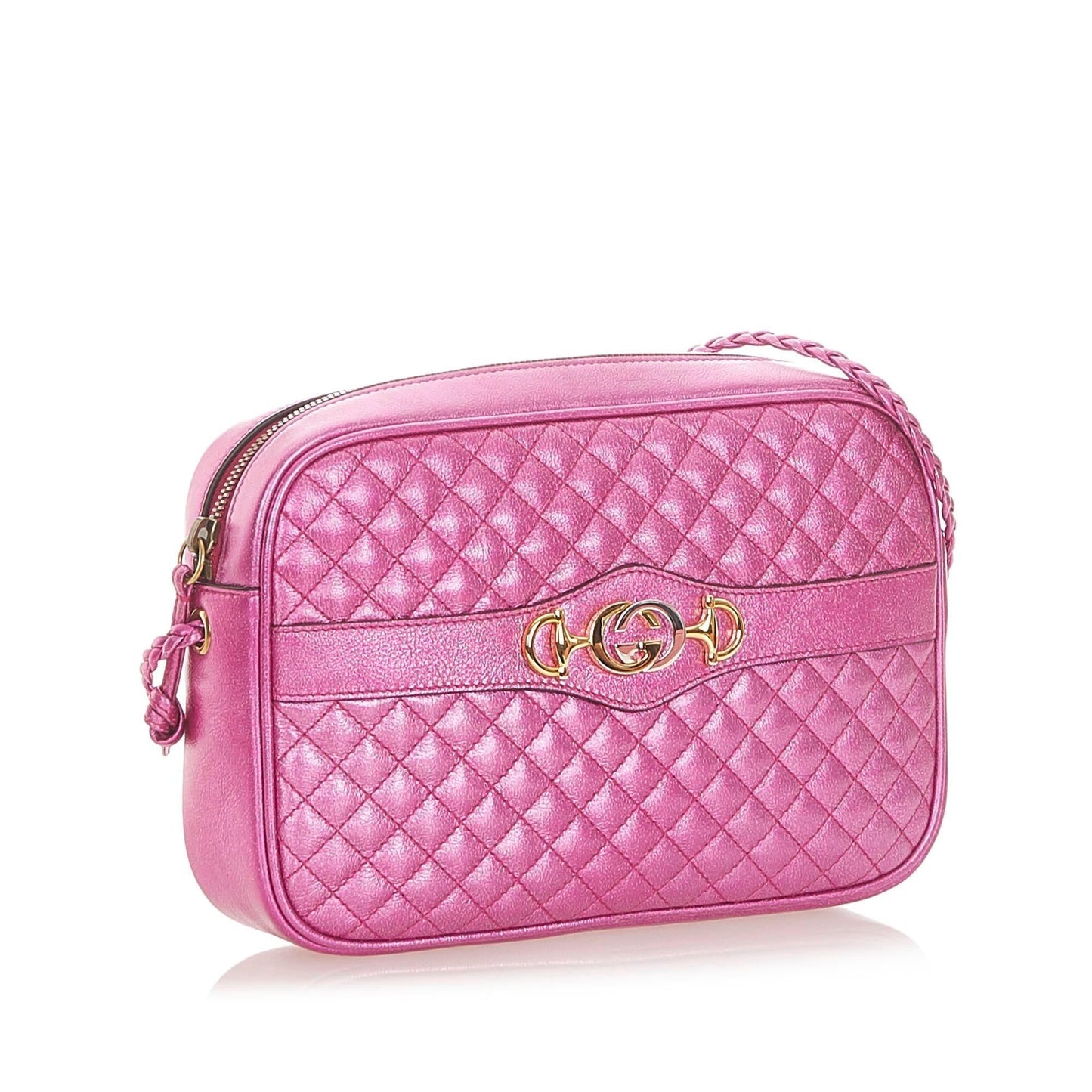 G*G Mini Trapuntata Leather Crossbody Bag (SHG-19714)
