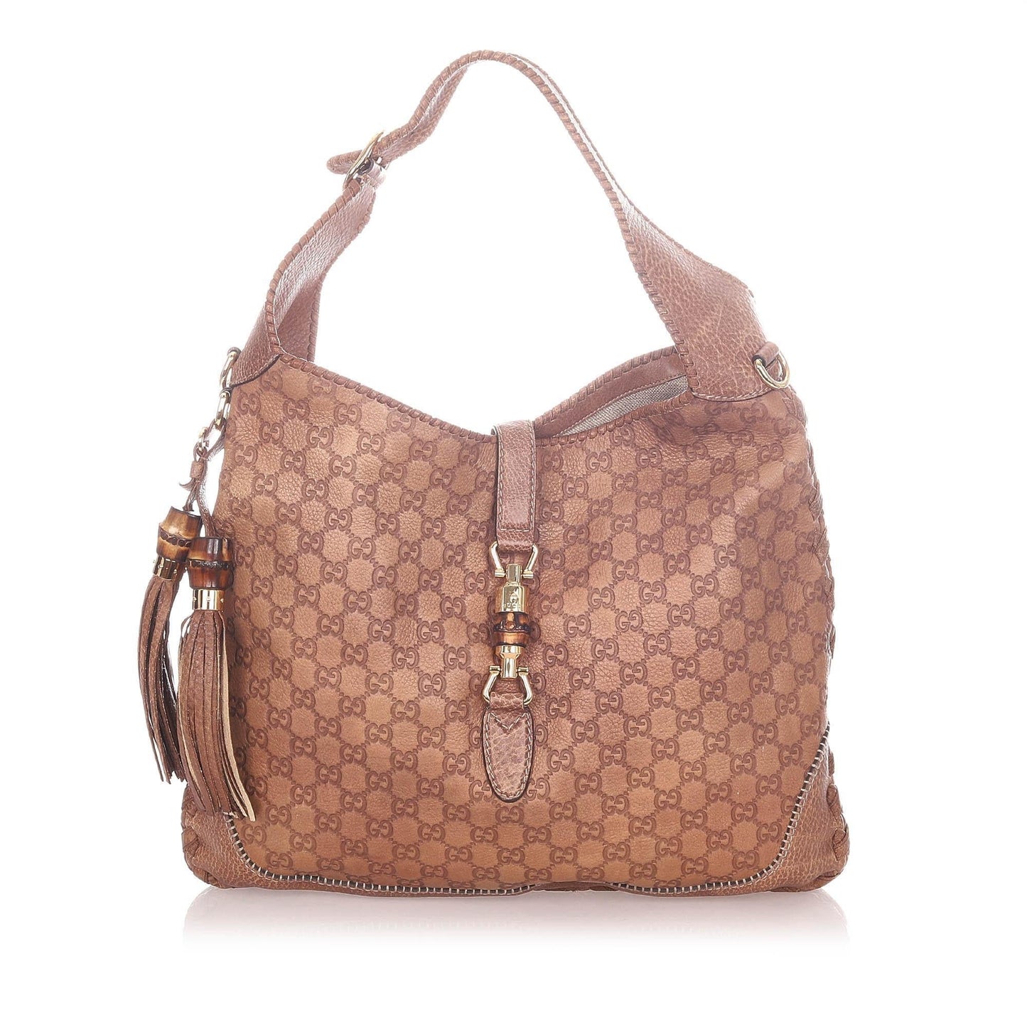 G*G New Jackie Bamboo Shoulder Bag (SHG-20500)