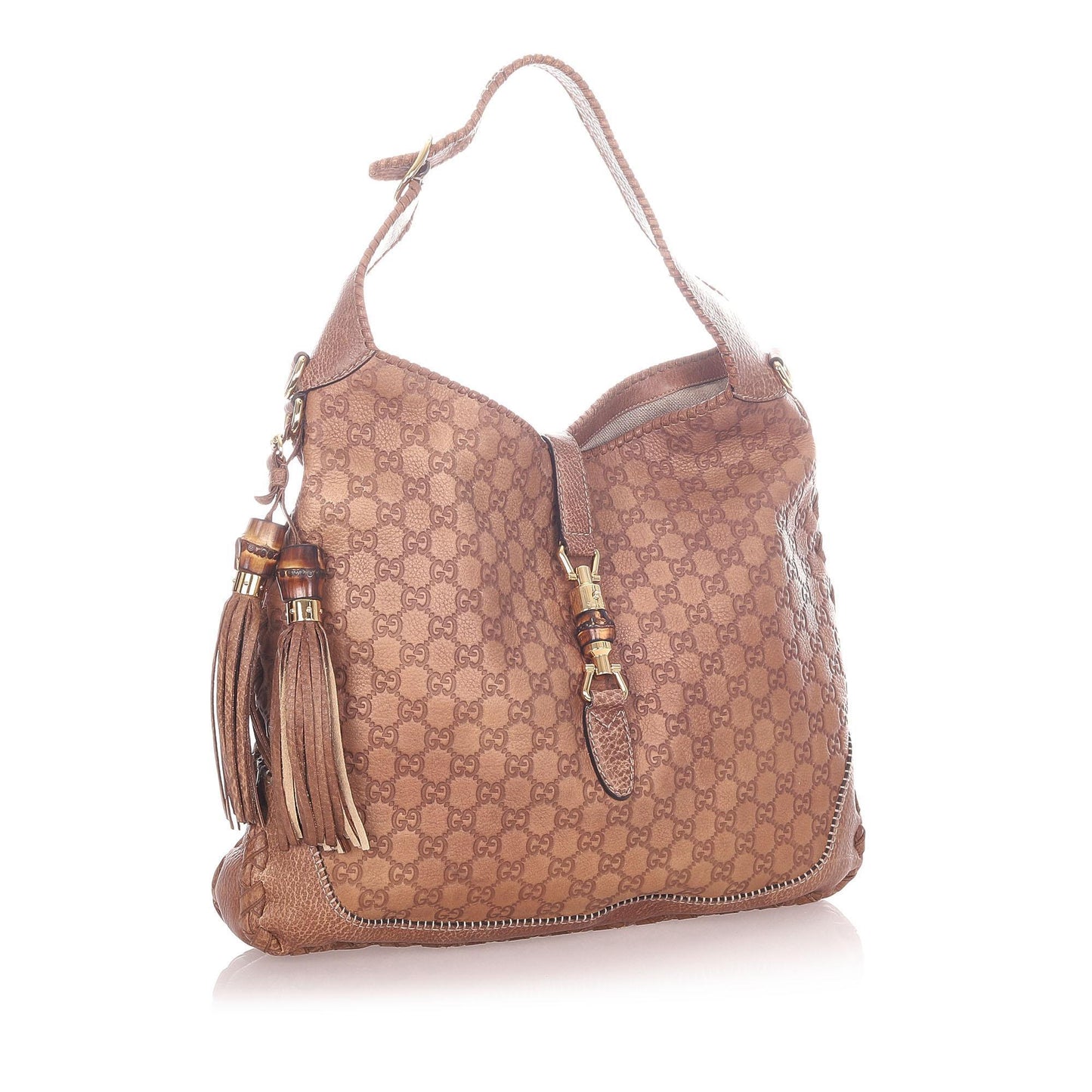 G*G New Jackie Bamboo Shoulder Bag (SHG-20500)