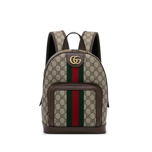 Gucci Small GG Supreme Ophidia Backpack (SHG-rYFla2)