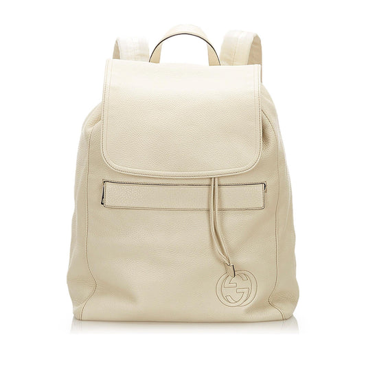 G*G Soho Leather Drawstring Backpack (SHG-18668)