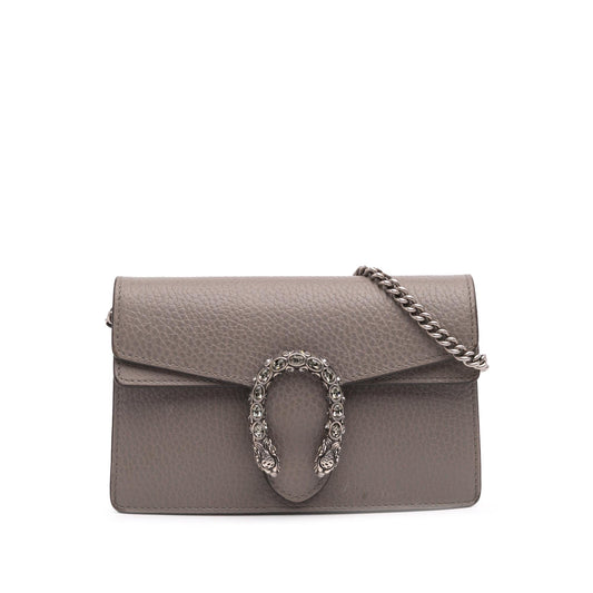 Gucci Super Mini Leather Dionysus Crossbody
