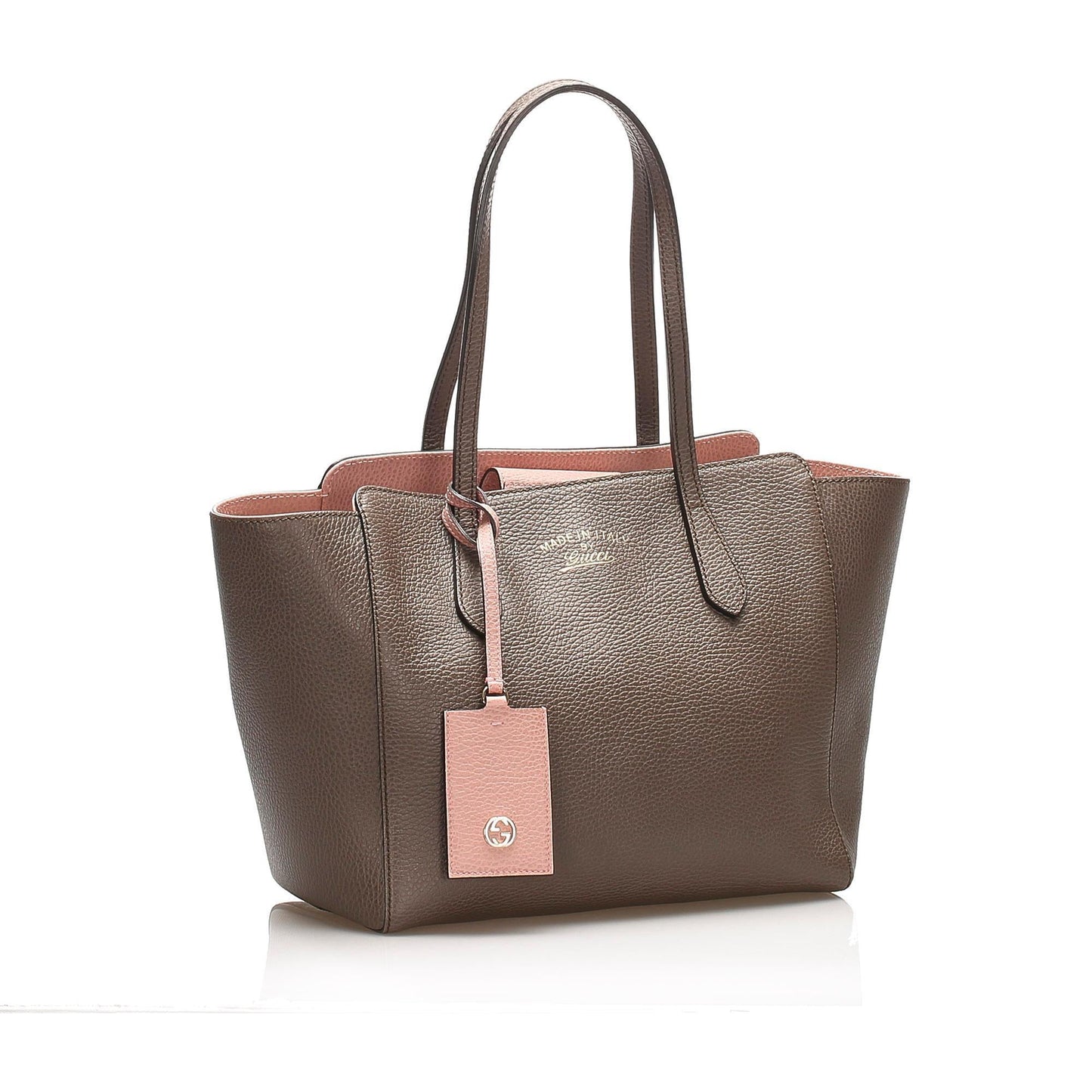 Gucci Swing Leather Tote Bag (SHG-13309)