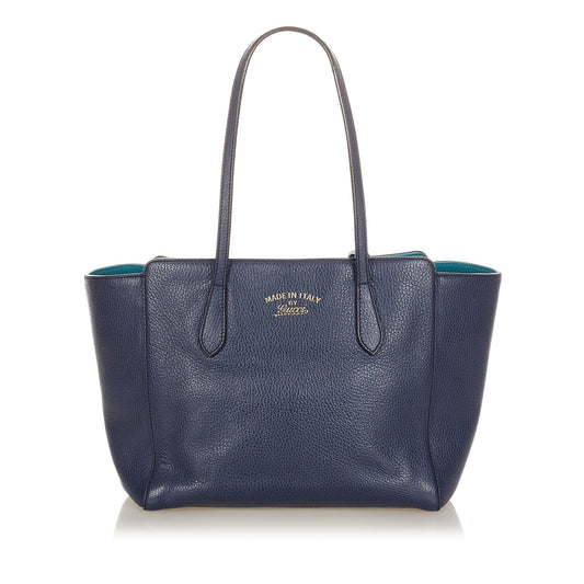 Gucci Swing Leather Tote Bag (SHG-25779)
